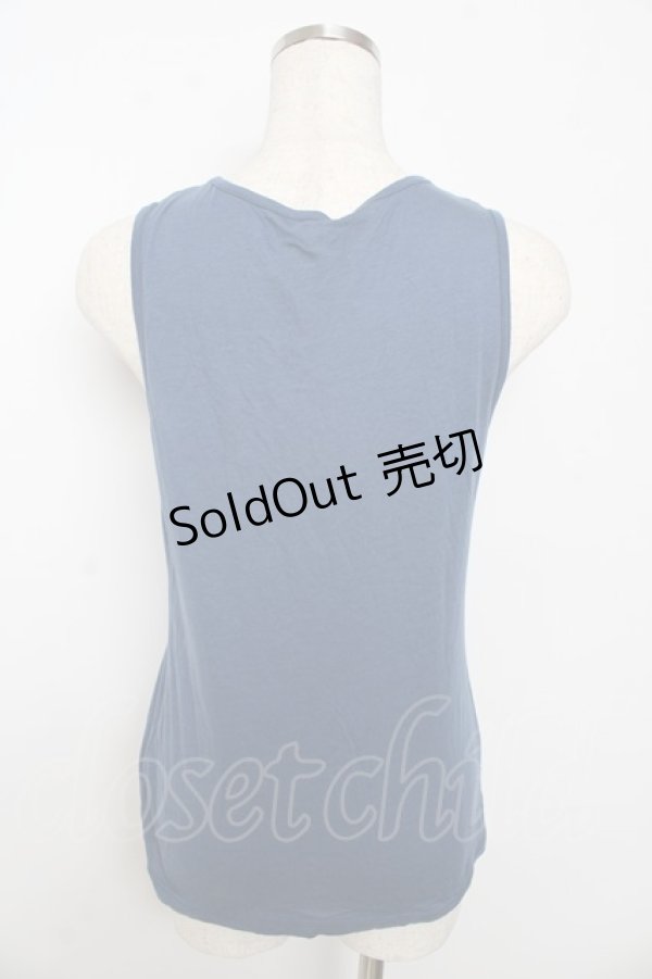 画像2: axes femme / ビジュー使いタンクトップ M 紺 Y-25-10-16-059-AX-TO-SZ-ZT190 (2)