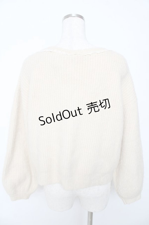 画像2: axes femme POETIQUE / モヘアニットカーデ M 生成り Y-25-10-16-085-AX-TO-SZ-ZI (2)