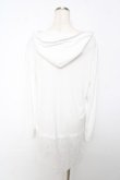 画像2: axes femme / フード付UVカットロングカーディガン F 白 Y-25-10-16-095-AX-TO-SZ-ZI (2)