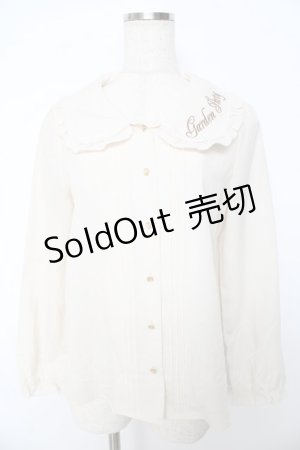 画像: Amavel / 襟刺繍ブラウス  生成り Y-25-10-16-096-CA-BL-SZ-ZY