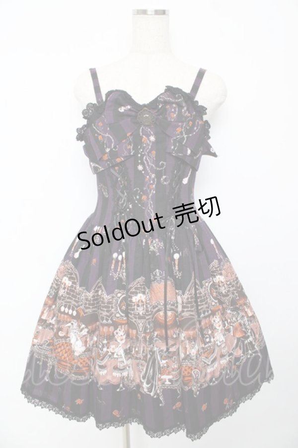 画像1: ALICE and the PIRATES / Rosy night’s MasqueradeジャンパースカートI型  パープル Y-25-10-16-113-PA-OP-SZ-ZY (1)