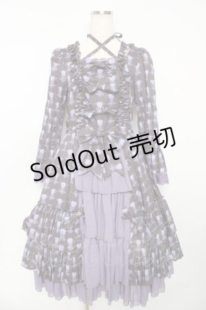 画像: ATELIER PIERROT / Rosy Bouquet Dress 1 パープル Y-25-10-16-115-EL-OP-SZ-ZY