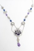 画像2: axes femme / クラシカルチャイナネックレス  ブルー Y-25-10-16-021-AX-AC-SZ-ZY (2)