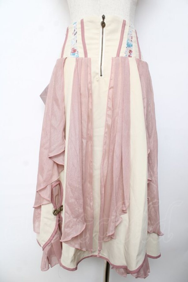 画像2: Ozz oneste / 花霞の夢スカート  ピンク Y-25-10-16-155-OO-SK-SZ-ZY (2)