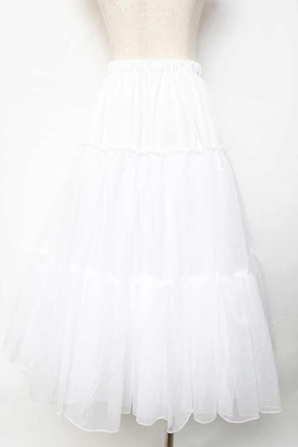 kuroobi / 遮熱パニエ（77cm丈） 白 Y-25-10-16-164-GO-SK-SZ-ZY