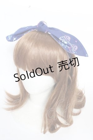画像: Angelic Pretty / Neon Star Dinerヘアバンド  紺 Y-25-10-16-033-AP-AC-SZ-ZY
