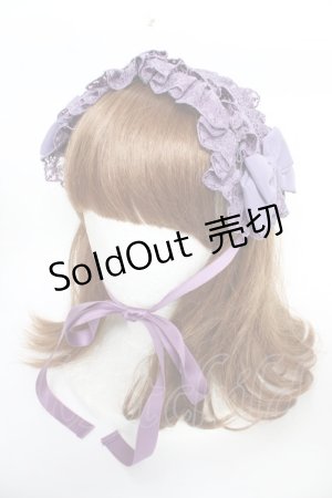 画像: Vallee lys / Lace Enchantment Headdress  パープル Y-25-10-16-035-GO-AC-SZ-ZY
