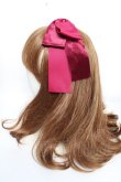 画像2: 【SALE】Maria pipi / グログランリボンカチューシャ  ワイン Y-25-10-16-040-EL-AC-SZ-ZT486-F005 (2)