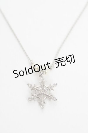 画像: axes femme / 雪の結晶ネックレス  シルバー Y-25-10-18-006-AX-AC-SZ-ZY