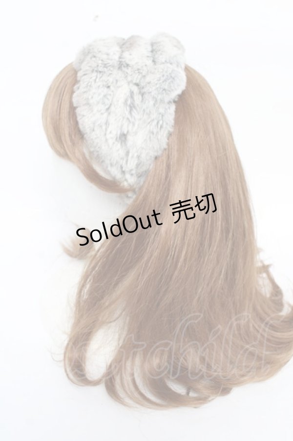 画像2: axes femme / エコファーヘアバンド  ミックス Y-25-10-18-050-AX-AC-SZ-ZY (2)