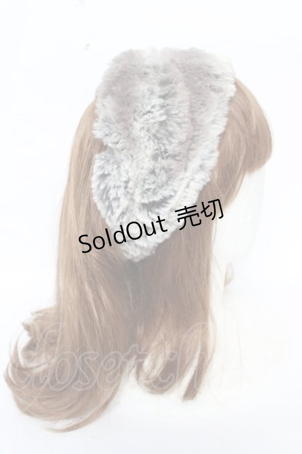 画像3: axes femme / エコファーヘアバンド  ミックス Y-25-10-18-050-AX-AC-SZ-ZY (3)