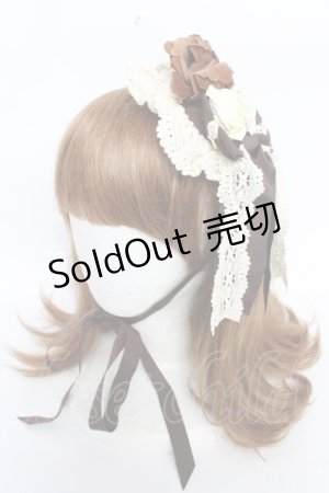 画像: BABY,THE STARS SHINE BRIGHT / Rose Partyヘッドドレス  ブラウン Y-25-10-18-051-BA-AC-SZ-ZY