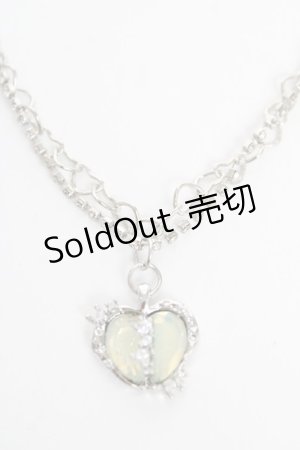 画像: axes femme POETIQUE / ハートチャームネックレス  シルバー Y-25-10-18-007-AX-AC-SZ-ZY