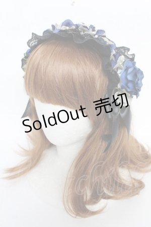 画像: 製作日和 / フラワーカチューシャ  青 Y-25-10-18-054-LO-AC-SZ-ZY