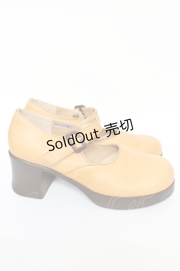 画像4: YOSUKE / ストラップパンプス LL ダークベージュ Y-25-10-18-058-PU-SH-SZ-ZY (4)