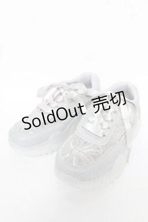 画像: m petit by misako / AMチュールスニーカー M 淡水色 Y-25-10-18-060-LO-SH-SZ-ZY