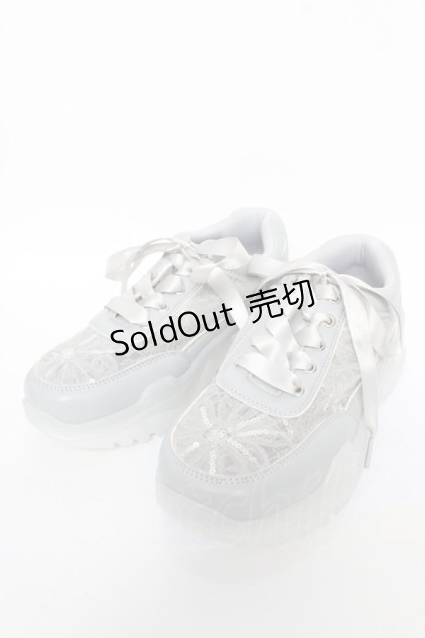 画像1: m petit by misako / AMチュールスニーカー M 淡水色 Y-25-10-18-060-LO-SH-SZ-ZY (1)