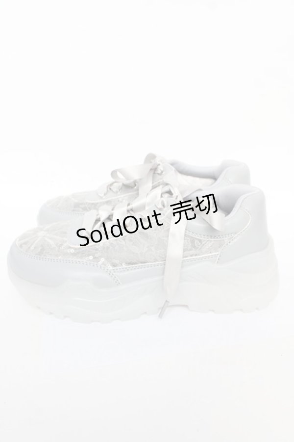画像2: m petit by misako / AMチュールスニーカー M 淡水色 Y-25-10-18-060-LO-SH-SZ-ZY (2)