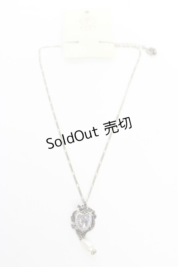 画像2: axes femme / ストーンバタフライネックレス  シルバー Y-25-10-18-008-AX-AC-SZ-ZY (2)