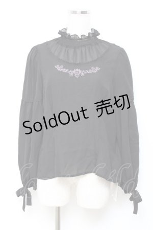 画像: axes femme POETIQUE / ディズニーヴィランズ/ブラウス M 黒 Y-25-10-18-068-AX-BL-SZ-ZY