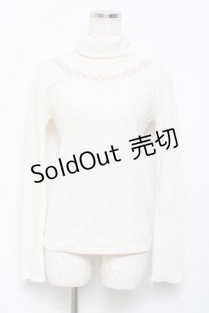 画像: axes femme / パール使いリブタートル M 生成り Y-25-10-18-074-AX-TO-SZ-ZY