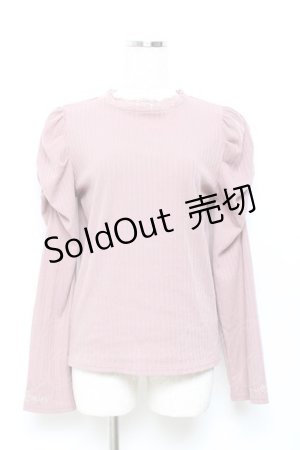 画像: axes femme / マトンスリーブトップス F ピンク Y-25-10-18-093-AX-TO-SZ-ZI