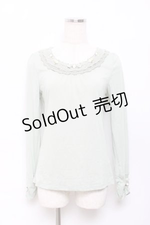 画像: axes femme / ガーデンインナープルオーバー M ミント Y-25-10-18-098-AX-TO-SZ-ZI