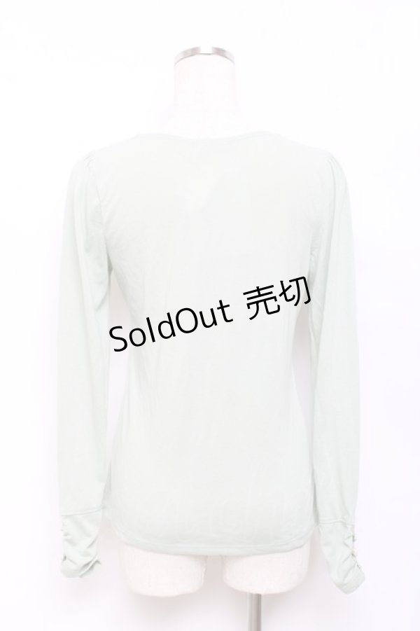 画像2: axes femme / ガーデンインナープルオーバー M ミント Y-25-10-18-098-AX-TO-SZ-ZI (2)