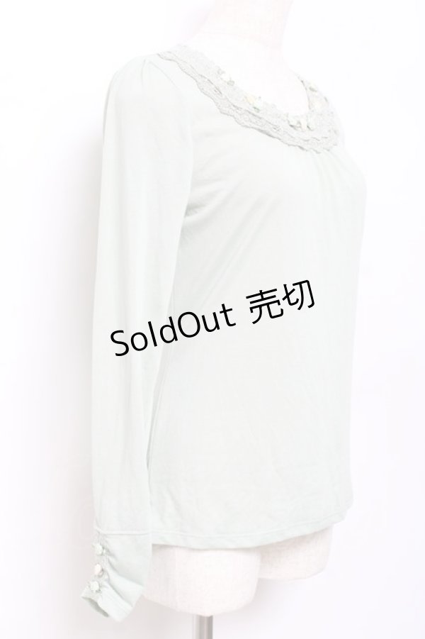 画像3: axes femme / ガーデンインナープルオーバー M ミント Y-25-10-18-098-AX-TO-SZ-ZI (3)