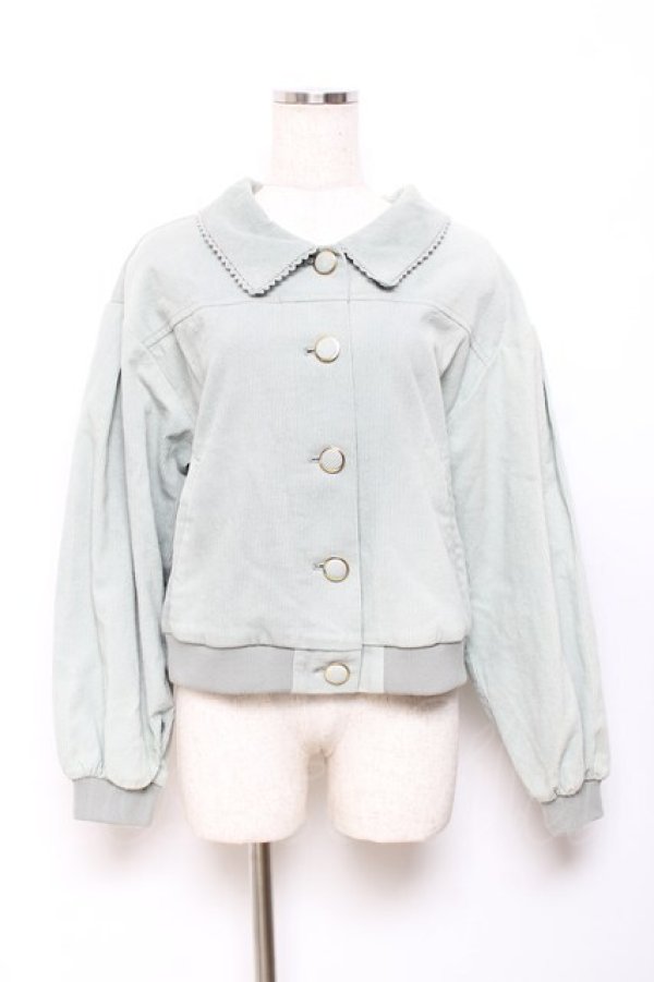 画像1: axes femme POETIQUE / コーデュロイジャケット Ｍ グリーン Y-25-10-18-106-AX-JA-SZ-ZY (1)