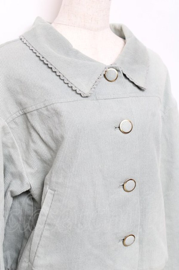 画像3: axes femme POETIQUE / コーデュロイジャケット Ｍ グリーン Y-25-10-18-106-AX-JA-SZ-ZY (3)