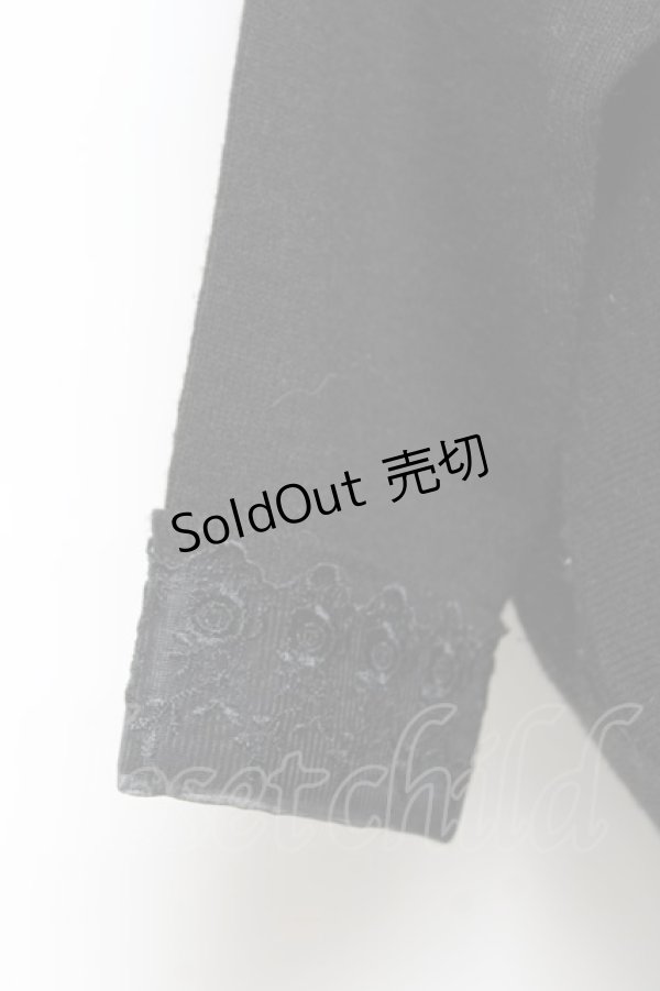 画像3: axes femme / バックリボンドルマンニット M 黒 Y-25-10-18-118-AX-TO-SZ-ZY (3)