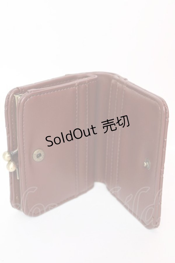 画像3: axes femme / モノグラム折財布  茶 Y-25-10-18-022-AX-ZA-SZ-ZY (3)