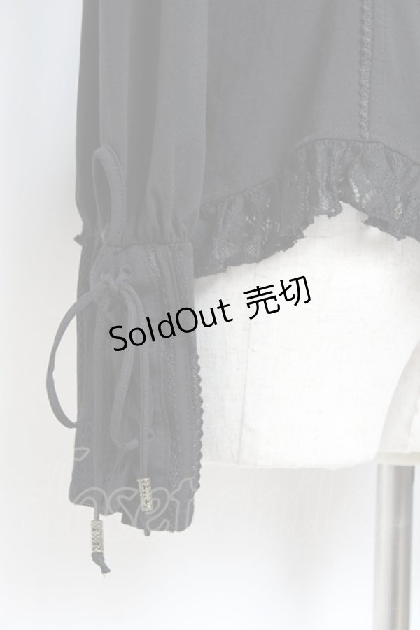 画像3: Rozen Kavalier / レース切替プリントトップス  黒 Y-25-10-18-139-OO-TO-SZ-ZY (3)