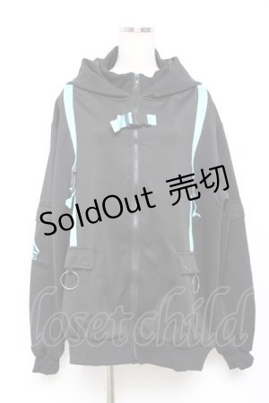 画像: ACDC RAG / 渦雷ジャケット  ブルー Y-25-10-18-141-PU-TO-SZ-ZY