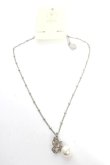 画像2: axes femme / パール×蝶ネックレス  シルバー Y-25-10-18-002-AX-AC-SZ-ZY (2)