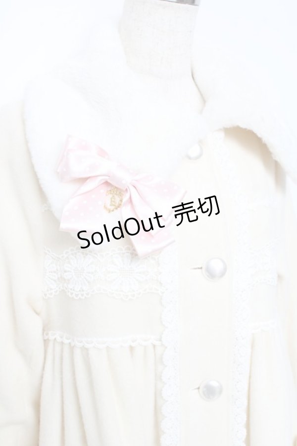 画像4: BABY,THE STARS SHINE BRIGHT / ドットリボンハートマーガレットコート  アイボリー Y-25-10-18-154-BA-CO-SZ-ZT0205S (4)