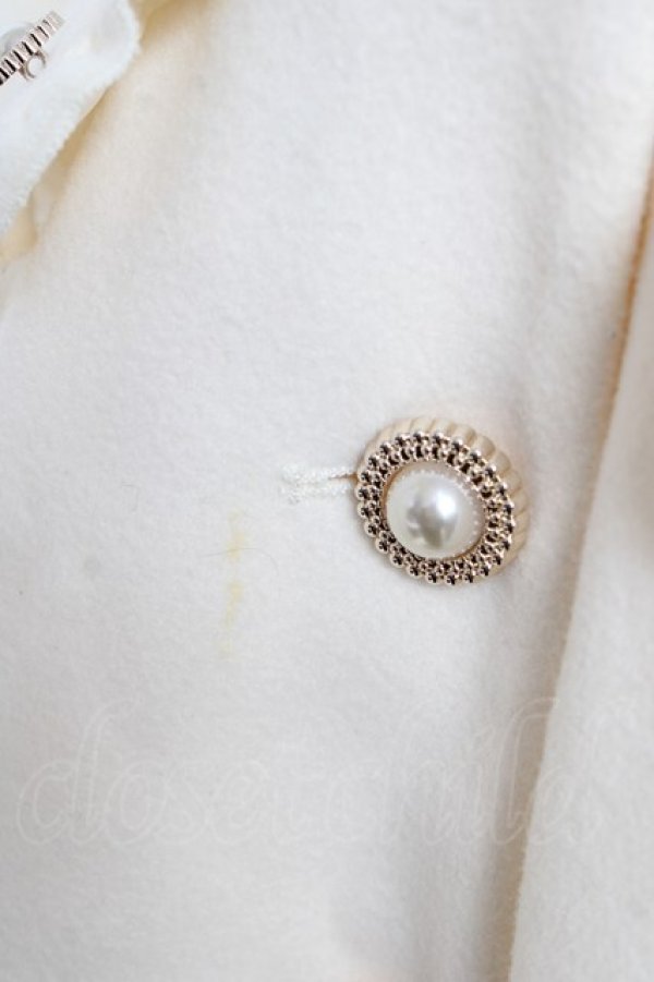 画像3: axes femme / 天体刺繍フード付コート M 生成り Y-25-10-18-157-AX-CO-SZ-ZY (3)