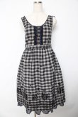 画像1: axes femme / チェックワンピース  紺 Y-25-10-18-163-AX-OP-SZ-ZY (1)