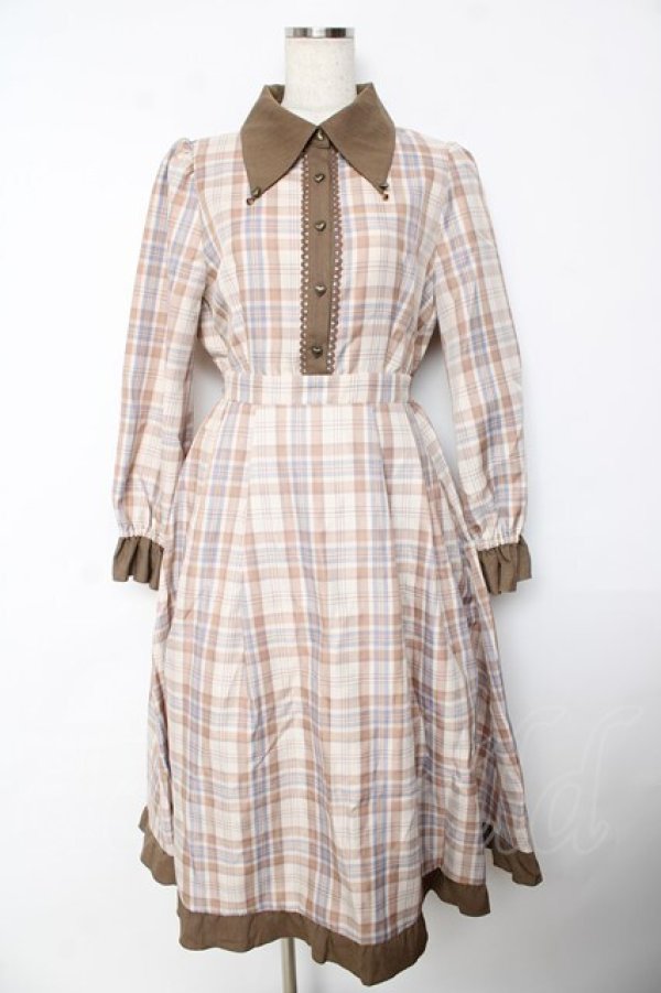 画像1: axes femme / デリスショコラシャツワンピース F クリーム Y-25-10-18-170-AX-OP-SZ-ZI (1)