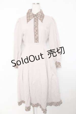 画像: axes femme / デリスショコラシャツワンピース F ピンク Y-25-10-18-171-AX-OP-SZ-ZI