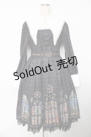 画像: CEL / ステンドグラス眠り姫ワンピース L 黒 Y-25-10-18-180-LO-OP-SZ-ZY