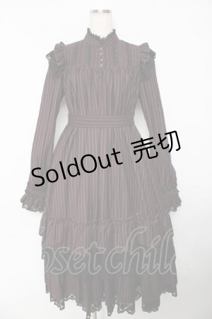 画像: 星箱works / リリィ・リドル ワンピース(スタンドカラー) M ワイン Y-25-10-18-181-PU-OP-SZ-ZY