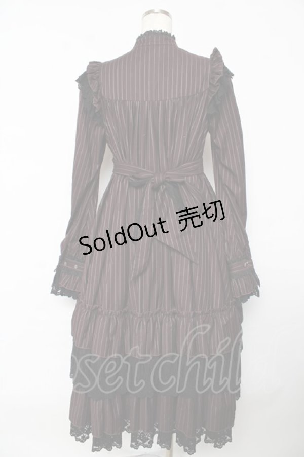 画像2: 星箱works / リリィ・リドル ワンピース(スタンドカラー) M ワイン Y-25-10-18-181-PU-OP-SZ-ZY (2)