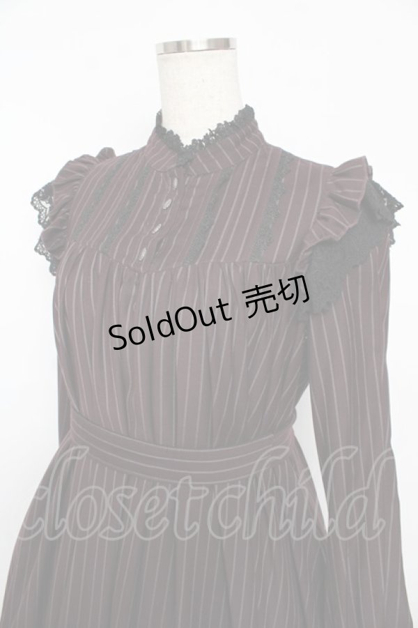 画像3: 星箱works / リリィ・リドル ワンピース(スタンドカラー) M ワイン Y-25-10-18-181-PU-OP-SZ-ZY (3)