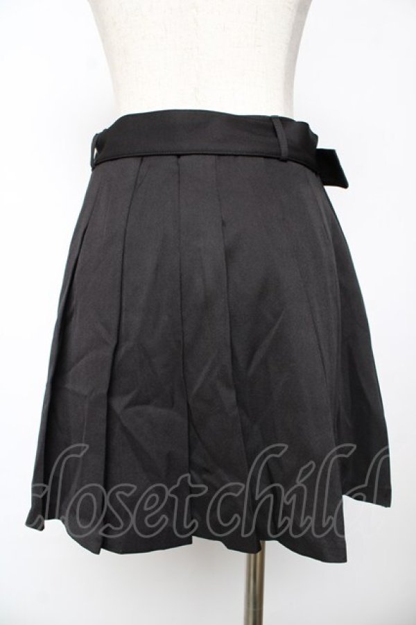 画像2: Bubbles / ベーシックプリーツスカパン M 黒 Y-25-10-18-198-CA-SK-SZ-ZY (2)
