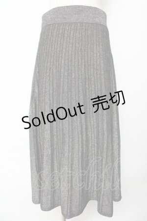 画像: axes femme / ニットスカート M 黒 Y-25-10-18-200-AX-SK-SZ-ZY