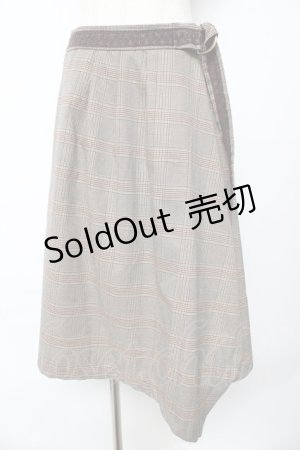 画像: axes femme / チェックスカート M 茶 Y-25-10-18-204-AX-SK-SZ-ZI