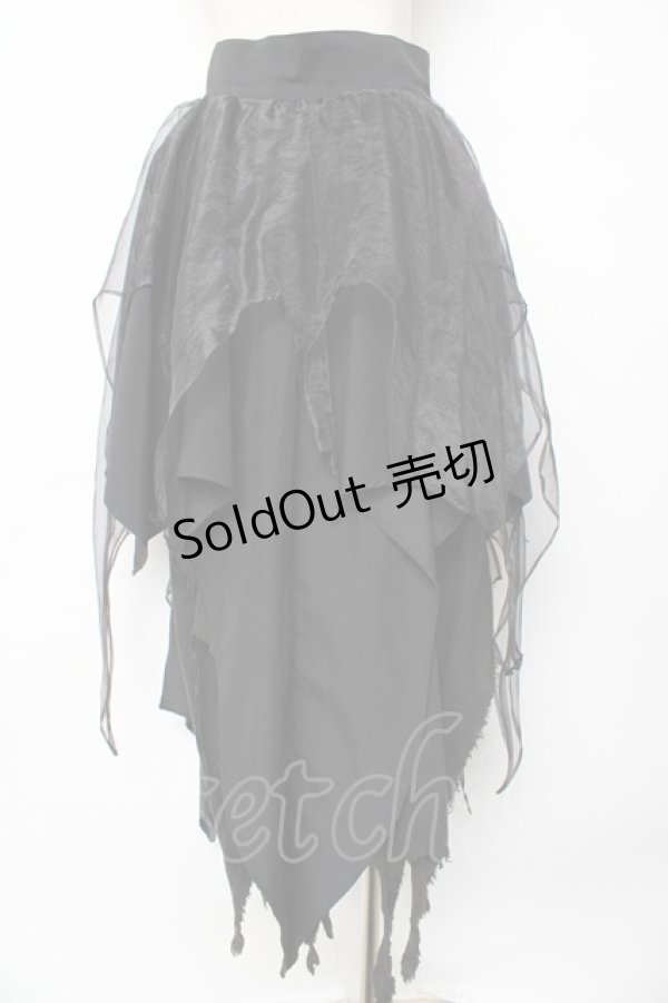 画像2: alice auaa / レイヤードスカート 4 ブラック Y-25-10-18-206-AA-SK-SZ-ZY (2)