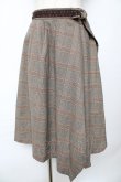 画像1: axes femme / チェックスカート M 茶 Y-25-10-18-211-AX-SK-SZ-ZI (1)